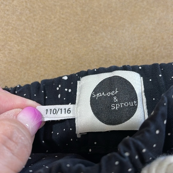 SPROET & SPROUT 100% COTTON CROPPED PANTS & STINGRAY PRINT SIZE 5/6 EURO 110/116 - Picture 3 of 4